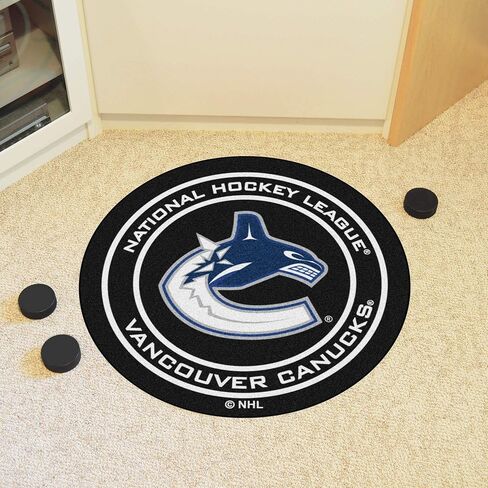 FANMATS - 10285 NHL Vancouver Canucks سجادة هوكي وجه نايلون بقطر 27 بوصة in Saudi Arabia
