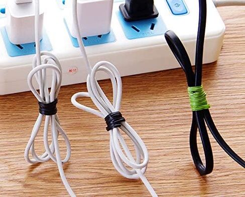 1 لفة ملف 50 متر 164 قدم حبل ختم معدني أبيض متعدد الوظائف، جهاز ربط قوي مع قاطع بلاستيك ملفوف، سلك ملفوف، سلسلة سلكية لمكتب البستنة المنزلية in Kuwait