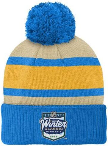 Outerstuff Youth Kids NHL Winter Classic قبعة صغيرة متماسكة مع بوم in Saudi Arabia