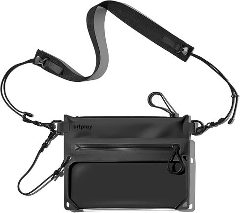 bitplay AquaSeal Sacoche Black - Dry Bag/Phone Pouch with Adjustable Strap for Phone and Valuables in Kuwait