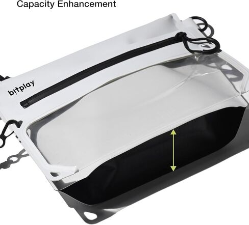 bitplay AquaSeal Sacoche Black - Dry Bag/Phone Pouch with Adjustable Strap for Phone and Valuables in Kuwait