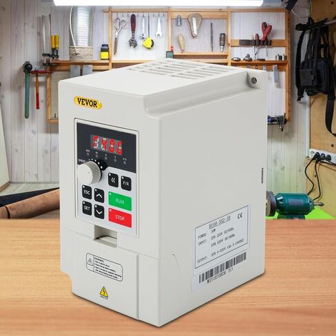 VEVOR VFD 3KW 220V 4HP, 1 or 3 Phase Input, 3 Phase Output Variable Frequency Drive, AC 14A 0~1000HZ CNC Motor Inverter Converter for Motor Speed (RS485) in Saudi Arabia