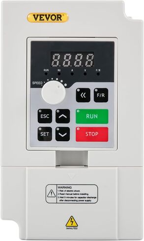 VEVOR VFD 3KW 220V 4HP, 1 or 3 Phase Input, 3 Phase Output Variable Frequency Drive, AC 14A 0~1000HZ CNC Motor Inverter Converter for Motor Speed (RS485) in Saudi Arabia