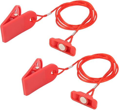 2PCS Treadmill Key Replacement Treadmill Magnet Safety Key Rectangle Universal Treadmill Safety Key Compatible with Nordictrack Proform Image Weslo Golds Gym Freemotion Healthrider Treadmills (Red) in Saudi Arabia