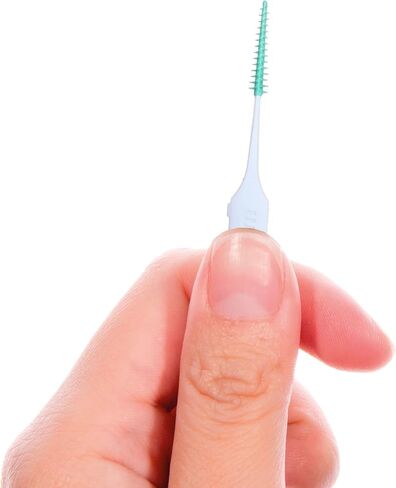 اللثة الناعمة اللقطات الأصلية، سهلة الاستخدام اللقطات الأسنان لتنظيف الأسنان وصحة اللثة، فرش بين الأسنان يمكن التخلص منها مع حقيبة حمل مريحة، يختار طبيب الأسنان الأسنان، 50ct in Kuwait