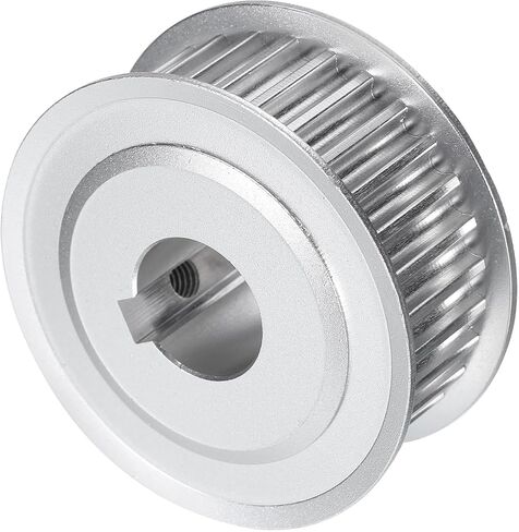 uxcell 5M-30T-5/8B Timing Belt Pulley 5/8" Bore, 30 Teeth Aluminum Alloy Synchronous Wheel with Keyway, Pitch 5mm Tooth for 15mm Width Belt in Saudi Arabia