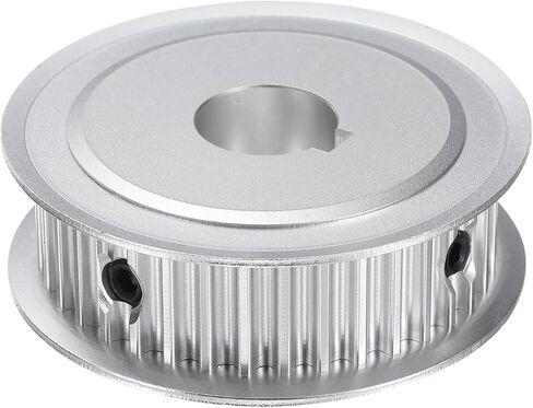 uxcell 5M-38T-5/8B Timing Belt Pulley 5/8" Bore, 38 Teeth Aluminum Alloy Synchronous Wheel with Keyway, Pitch 5mm Tooth for 15mm Width Belt in Saudi Arabia