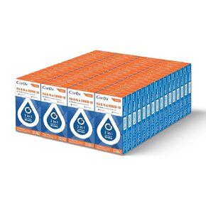 Tyfast at-Home Flu A/B and COVID-19 Rapid Test Kit, Easy, Accurate, Fast Results in 10 Minutes. (90-Pack)
