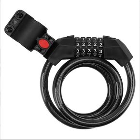 Electric Bike Lock for Bikes and Scooters, Black, Password