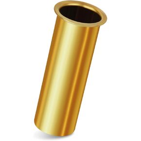 Brass Drain Tube, 3 x 1 Inches Boat Drain Plug Tube, Livewell Overflow Drain Tube for Transom, Motorwell, Splashwell, Livewell or Baitwell Installation