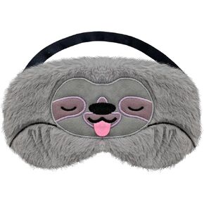 Eye Mask for Sleeping, Ynaize Cute Cartoon Reindeer Eye Mask, Animal Blackout Novelty Sleep Eye Shade for Girls Boys Women Men, Night Nap Travel (Golden Deer)
