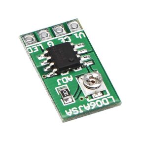 Oumefar Constant Current LED Driver, DC 3.3V 3.7V 5V LED Driver 30-1500mA Constant Current Control Module Constant Current Adjustable Module for LED Li Ion