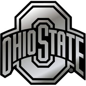 Ohio State Magnet (Silver O OHIO STATE MAGNET (3''6''), 6 in)