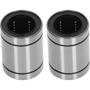 2Pcs LM30UU Linear Ball Bearings, 30mm ID 45mm OD 64mm Width Linear Motion Shaft Ball Bearing Bushing for 3D Printer CNC Machine