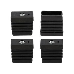 G408-0036-W1 Grill Caster Socket Replacement Parts for Charbroil Wheel 463243518 463342119 463245917 Char-Broil Grill Caster Inserts 1/2" Thread Stem Plastic Caster Socket Insert, 4pcs