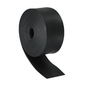 PATIKIL Rubber Strips, 1/16" Thick x 1.6" Wide x 6.6' Long Neoprene Rubber Sheets Solid Rubber Rolls for DIY Gasket Flooring Weather Stripping
