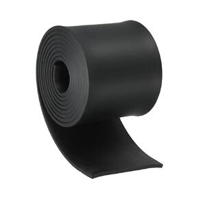 PATIKIL Rubber Strips, 3/16" Thick x 3.9" Wide x 6.6' Long Neoprene Rubber Sheets Solid Rubber Rolls for DIY Gasket Flooring Weather Stripping