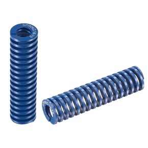 uxcell Compression Die Spring, 18mm OD 70mm Free Length 65Mn 422N Load Capacity Blue 2pcs