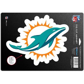 WinCraft Miami Dolphins 6" x 9" Car Magnet