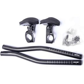 Aerobars Aluminum Alloy TT Handlebars Rests Armrest Pads and Sponge Cushions for Road Bikes Triathlon Cycling