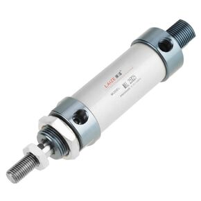 Hilitand Mini Pneumatic Air Cylinder 25mm Bore 25mm Stroke Single Rod Double Acting Cylinder