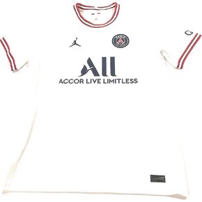 Nike Jordan PSG Paris Saint-Germain Men's Dri-FIT Soccer Jersey (US, Alpha, Large, Regular, Regular, White/Midnight Navy)