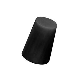 Caplugs SH-20043 Neoprene Plug - BN134 Tapered Masking Plug, Max ID 3.500" Min ID 3.000", Black (1/Bag)