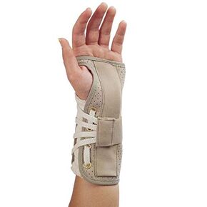 Deluxe Lace-Up Wrist Splint, Left, X-Small