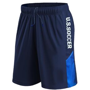Icon Sports U.S. Soccer Adult Shorts Officaly Licensed Athletic Active Soccer Shorts