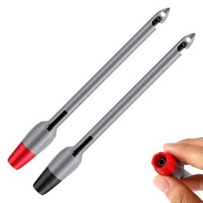 2pcs Wire Piercing Probes, 7.48x0.79in Insulation Piercing Clip Wire Piercing Tool Piercing Probes for TP81 Multimeter Voltage Voltmeter Thermometer Testing(0.16in)