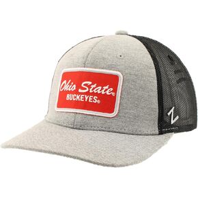 ZHATS Standard NCAA Officially Licensed Trucker Hat Carson Patch Brick Heather, One Size