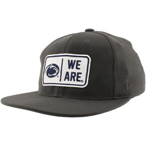 ZHATS Standard NCAA Officially Licensed Fitted Hat M15Z Defer Charcoal, Grey, Large