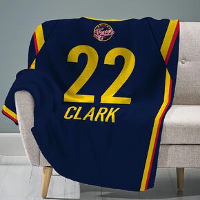 Sleep Squad Indiana Fever Caitlin Clark 60" x 80" Raschel Plush Blanket – A WNBA Throw