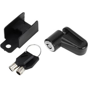 Bicycle Lock with Key/Portable Ring Cable Anti-Theft Bike Lock for Mountain Bike Road Bike/Motorcycle Wheel Disk Lock Aluminum Alloy / 1 Pc Black