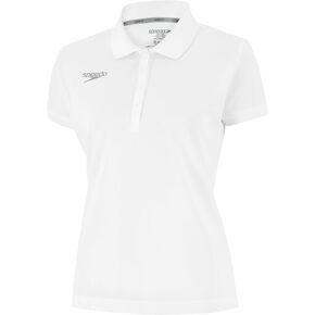 Speedo 87202191110M Female Short Sleeve Polo Team White M