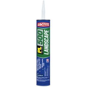 Loctite 1602122 28 oz. PL 500 Landscape Block Adhesive, Tan (12 Pack)
