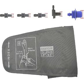 Pediatric Blood Pressure Cuff for Kids & Women - Small Child BP Cuff (5.9-9.5 Inch Arm Circumference), Compatible with Most Monitors - Replacement Cuff with 5 Connectors