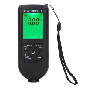 Coating Thickness Gauge, Digital Paint Coating Thickness Tester Meter Measuring Tool with Automatic Shutdown Function for Car Automotive (White)