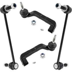 4Pcs Suspension Kit Front Outer Tie Rods Stabilizer Sway Bar End Links Set Fit For Dodge Charger 2007-2010, For Dodge Magnum 2005-2008, For Chrysler 300 2005-2010 ES800431 ES800430 K750154