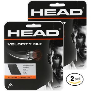 2 Packs of Head Velocity Tennis String - Black