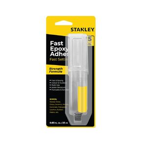 STANLEY Steel Adhesive - Quick Bonding for Repairs, Automotive, and Construction - 0.85 oz - 1 Pack