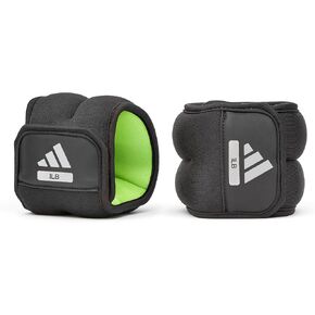 adidas Ankle/Wrist Weights for Men and Women - Fitted Secure Velcro Fastening for Ankles or Wrists - Ideal Strength Training Equipment for Cardio and Muscular Endurance
