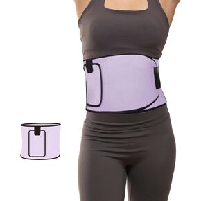 Sweat Waist Trimmer for Women and Men, Sweat Band Waist Trainers for High-Intensity Training & Workouts