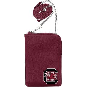 Littlearth womens NCAA South Carolina Fighting Gamecocks Pebble Smart Crossbody Purse, Team Color, 7.25" x 5"