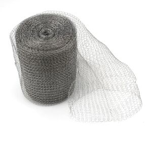 Upgraded Stainless Wire Mesh Roll 5''X50Ft Stainless Steel Mesh Gap Blocker DIY Hole Fill Mesh & Wire Cloth for House Garden Plants Protection