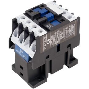 Ultra Durable CJX2-1210 3 Pole Contactor 25 Amp 220VAC Coil by BlueStars - Compatible with Relays, Air Conditioner, Heat Pump, Refrigeration Systems
