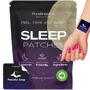 Premium 30-Pack Extra Strength Sleep Patches with Melatonin, L-Theanine & Ashwagandha | Fast-Acting, Long-Lasting for Deep Rest & Relaxation