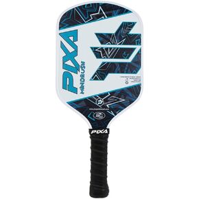 PIXA Mindrush T-700 20mm Carbon Face Pickleball Paddle, Intermediate/Advanced Super Long Handle 5.5 Inches: Surface Friction, Power/Control/Spin!