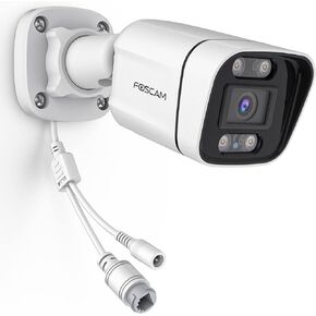 FOSCAM 3K 5MP Security Cameras Wireless Outdoor, 5GHz&2.4GHz Dual-Band WiFi with AI Human Vehicle Detection, 66FT Color Night Vision with Spotlights, 120dB Siren, SD and Cloud Storage, IP66 Waterproof