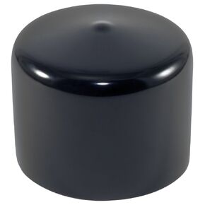 Caplugs VC-2500-24 VC Series – Plastic Round Cap 50 Pack, Black Vinyl, 2.5" W x 1.5" L Protective Closures, Thread Protectors, Dust and Moisture Seals, Masking, Plating, Color Coding (99190242)